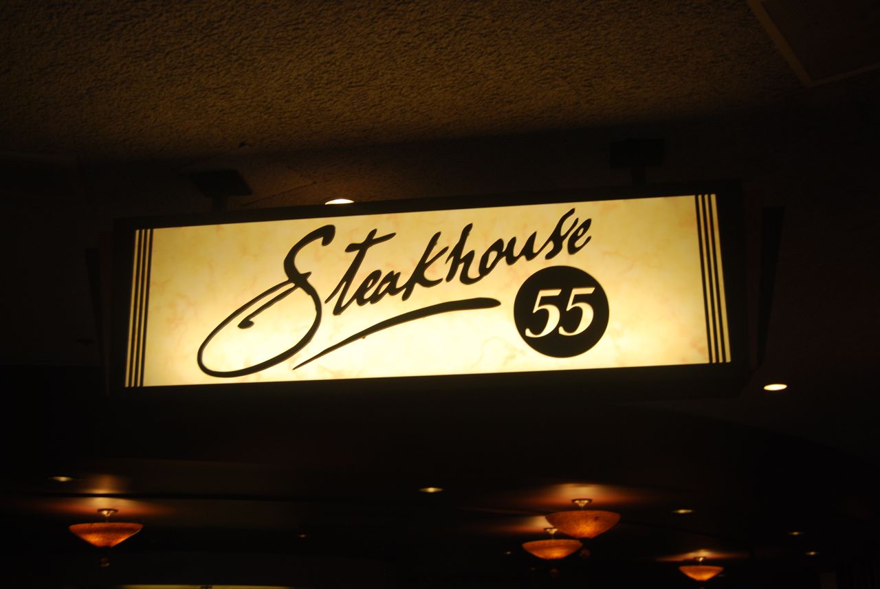Steakhouse 55 sign 