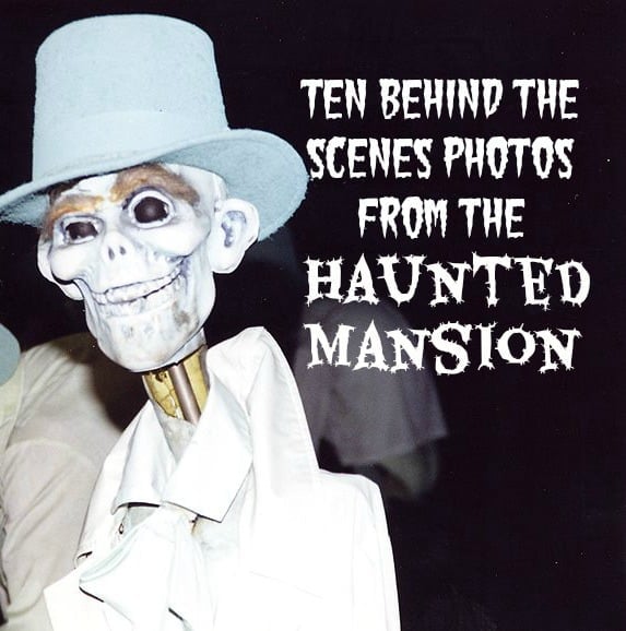behind the scenes haunted mansion photos