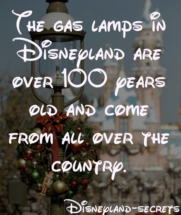 disneyland gas lamps