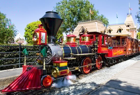 Disneyland Steam Engine. Photo by Disney. 
