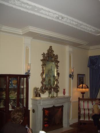 disneyland dream suite fireplace
