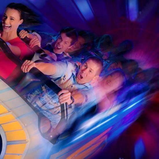 Heart pounding ride, Space Mountain, for teens and tweens to enjoy!
