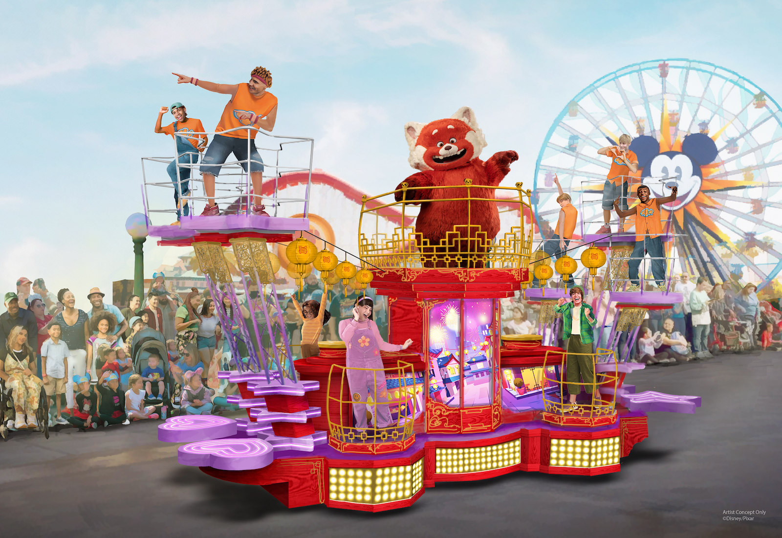Pixar Parade Disneyland