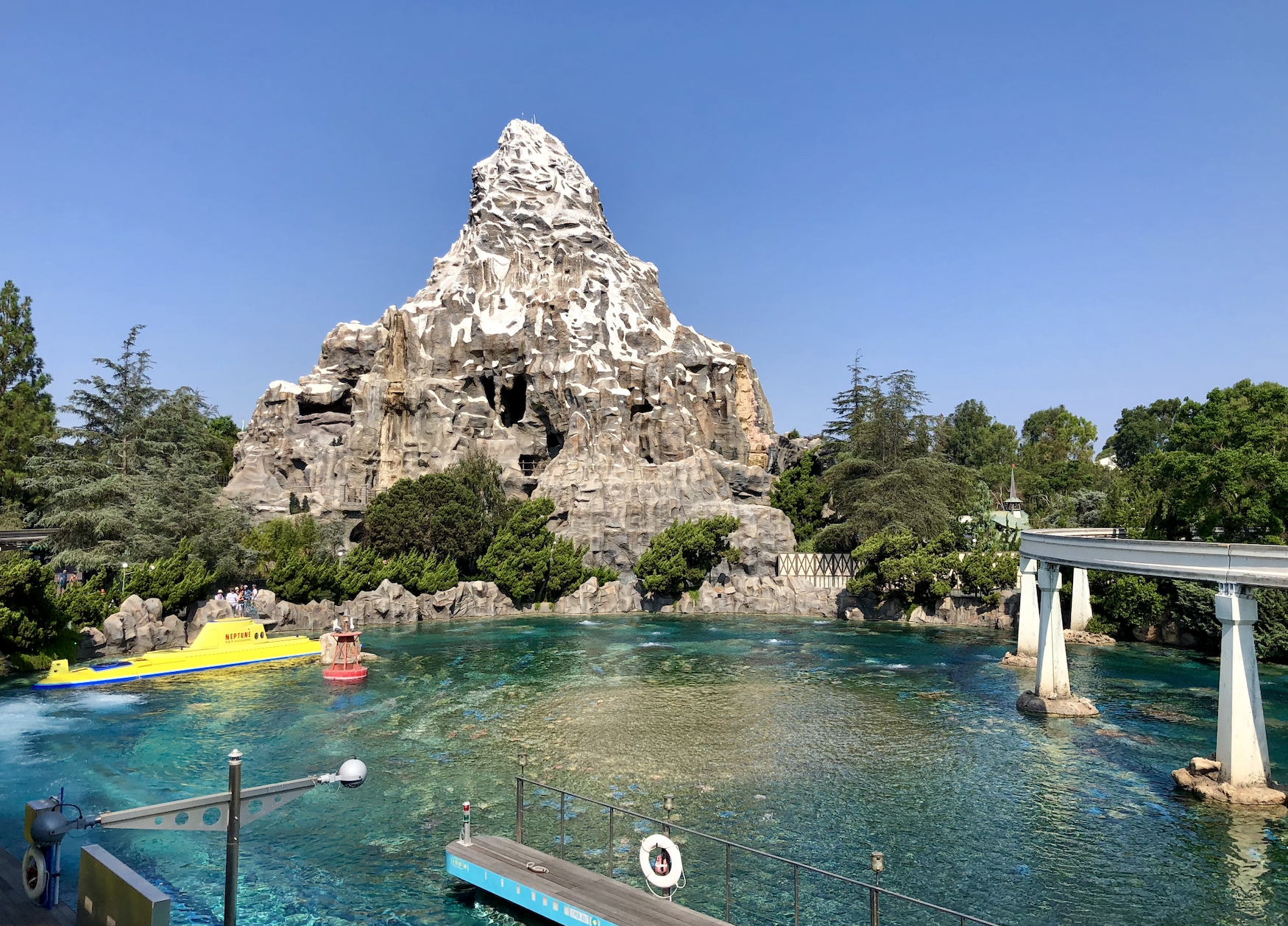 View of Matterhorn at Disneyland