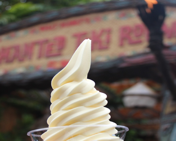 Dole whip is the perfect treat to cool down a hot day at Disneyland in the summer.