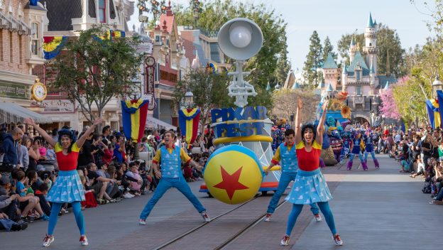Pixar Fest Parade down Main Street