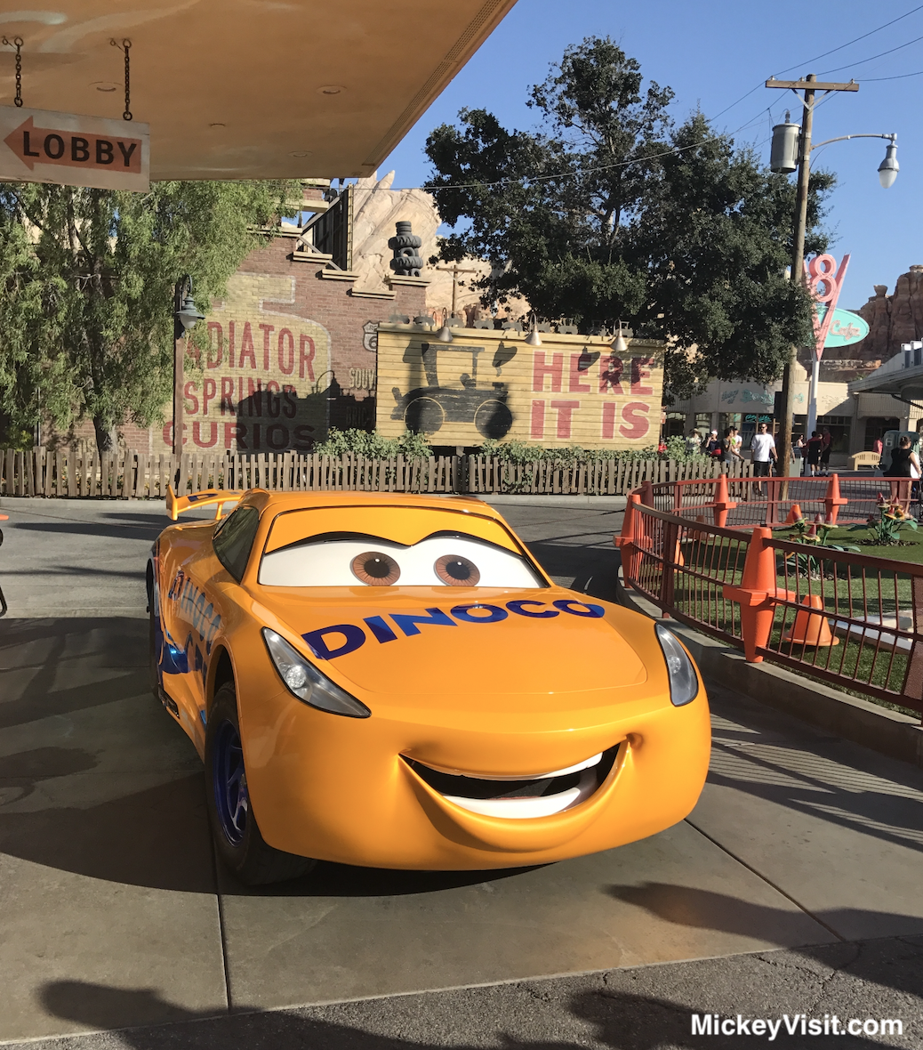 Disneyland characters Cars Land