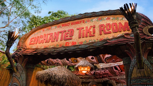 Enchanted Tiki Room sign