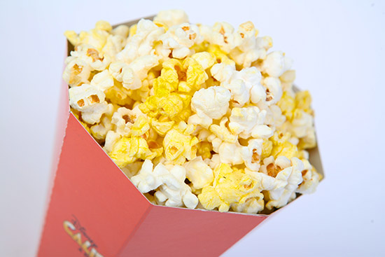Close up of popcorn