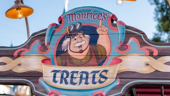 The door sign of Maurice's Treats