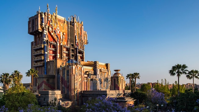 Outside view of Guardians of the Galaxy ride