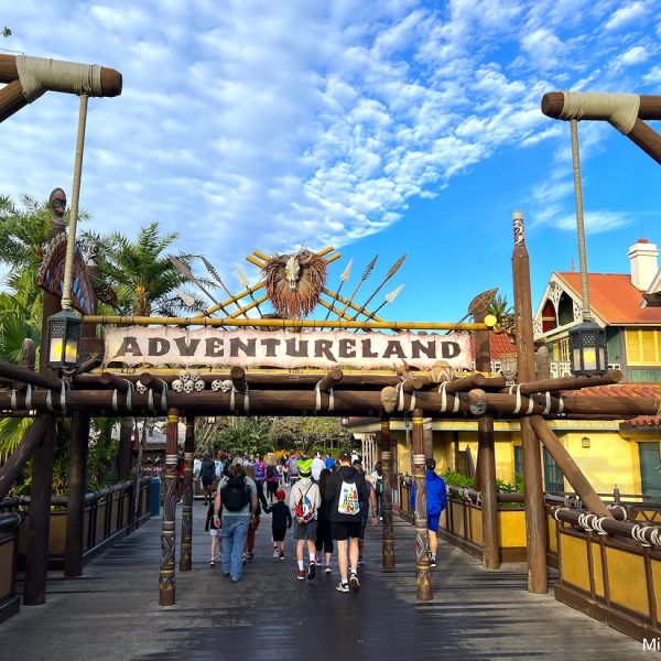 adventureland sign at magic kingdom