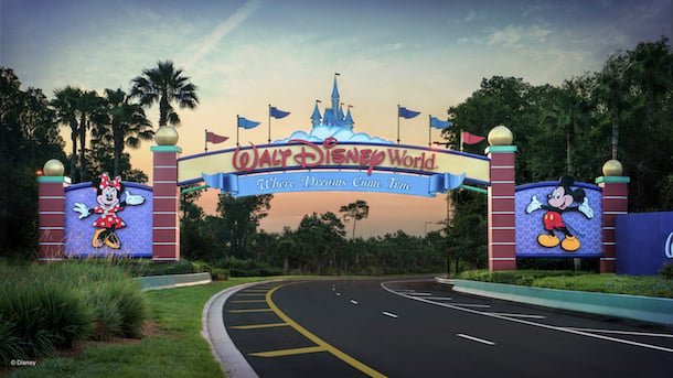 Walt Disney World sign