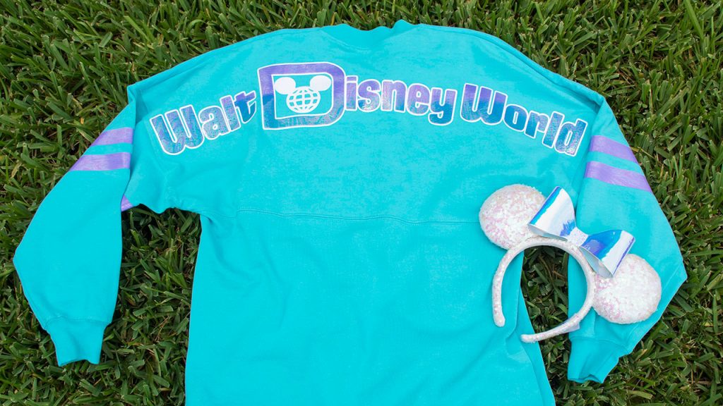 Blue WDW spirit jersey and ears