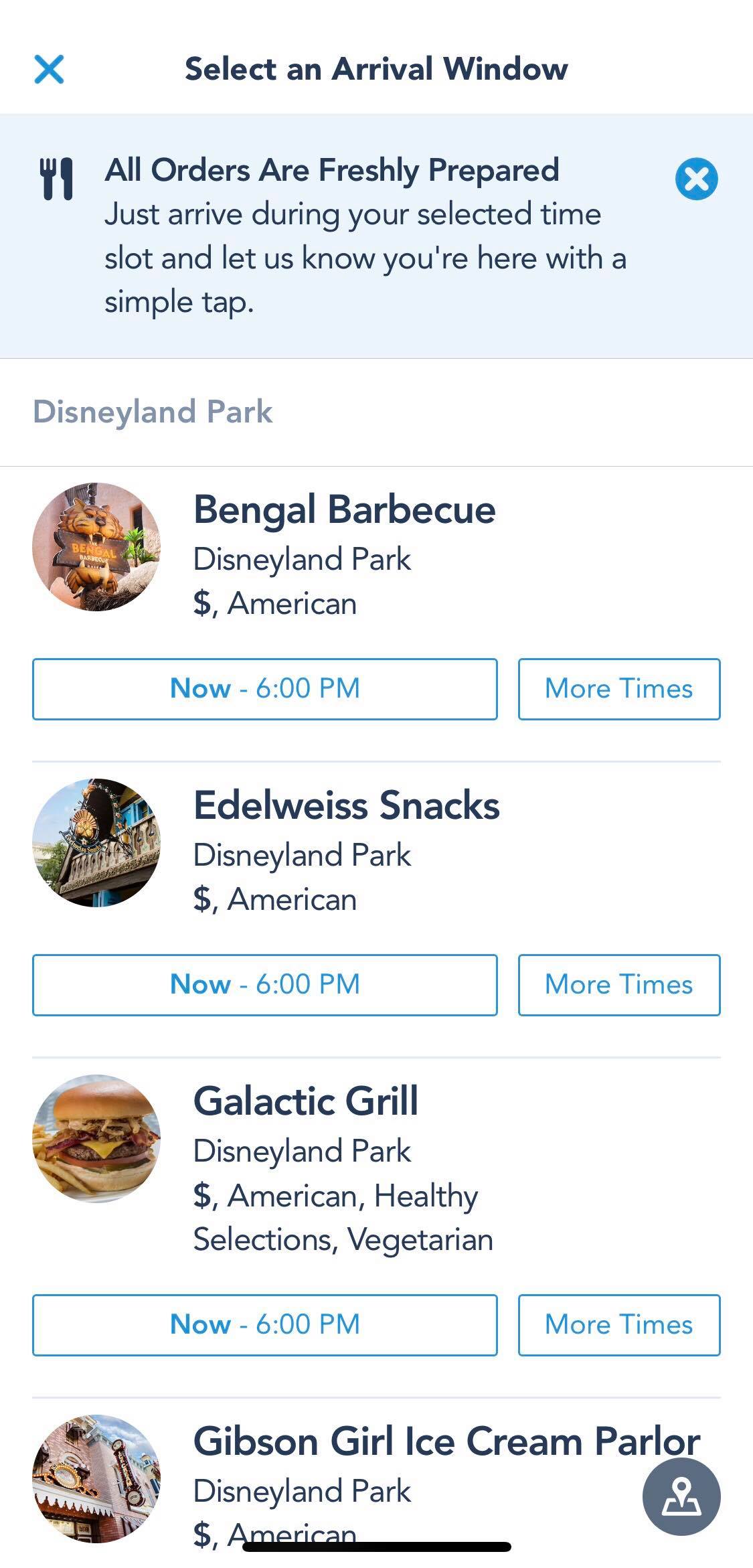 Mobile Ordering At Disneyland Order Food On Disneyland App