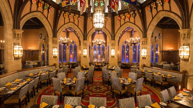 Inside of the Cinderella Castle dining experience
