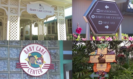 Baby Care Centers in Walt Disney World