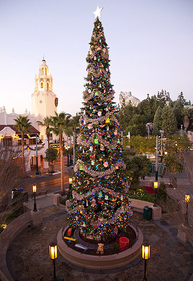California Adventure Christmas tree