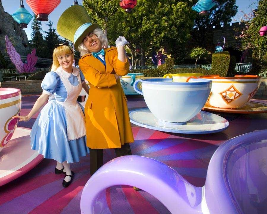 Mad Hatter and Alice at the Teacups in Alice in Wonderland