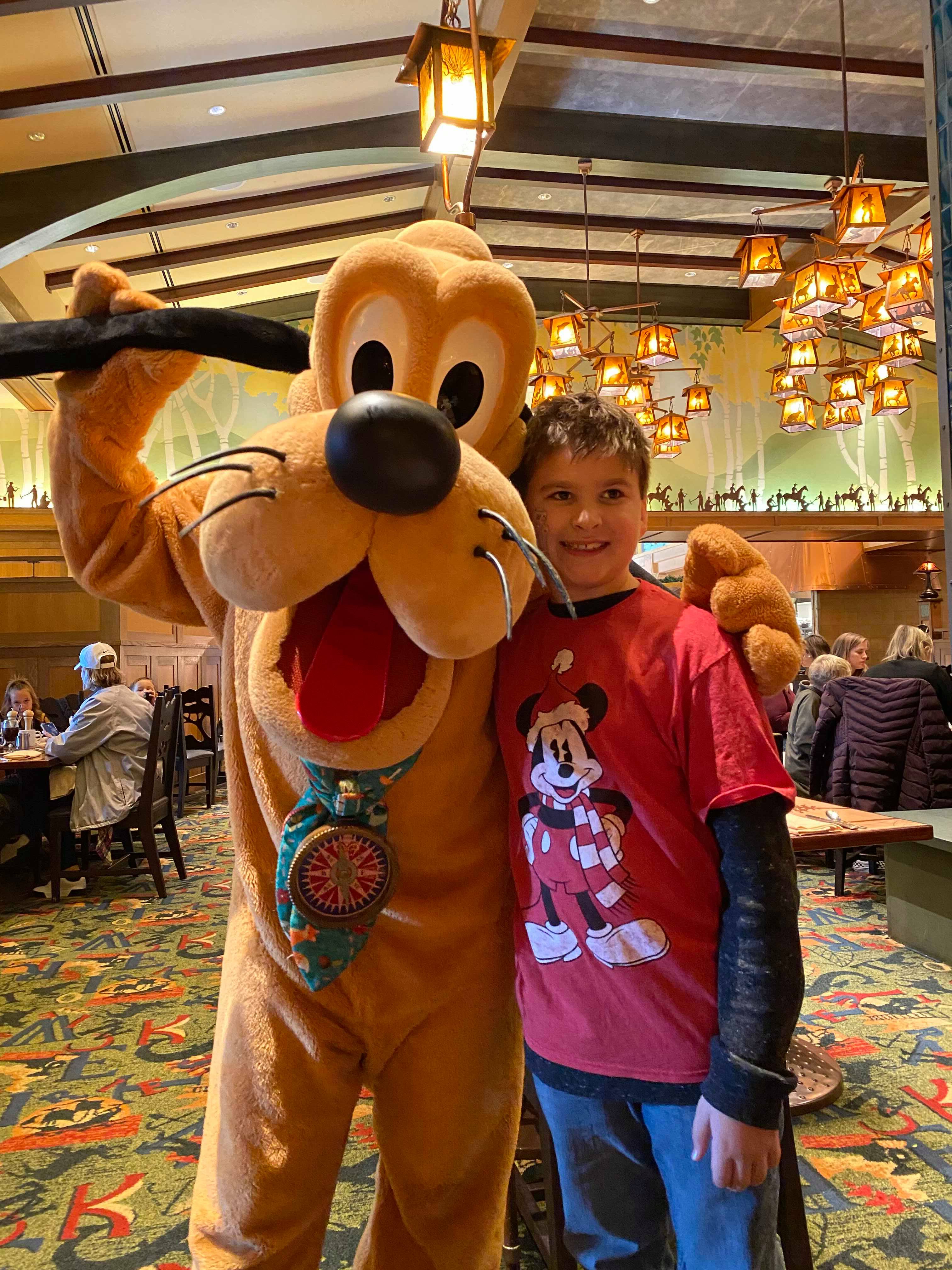 Pluto at Mickey's Tales of Adventure