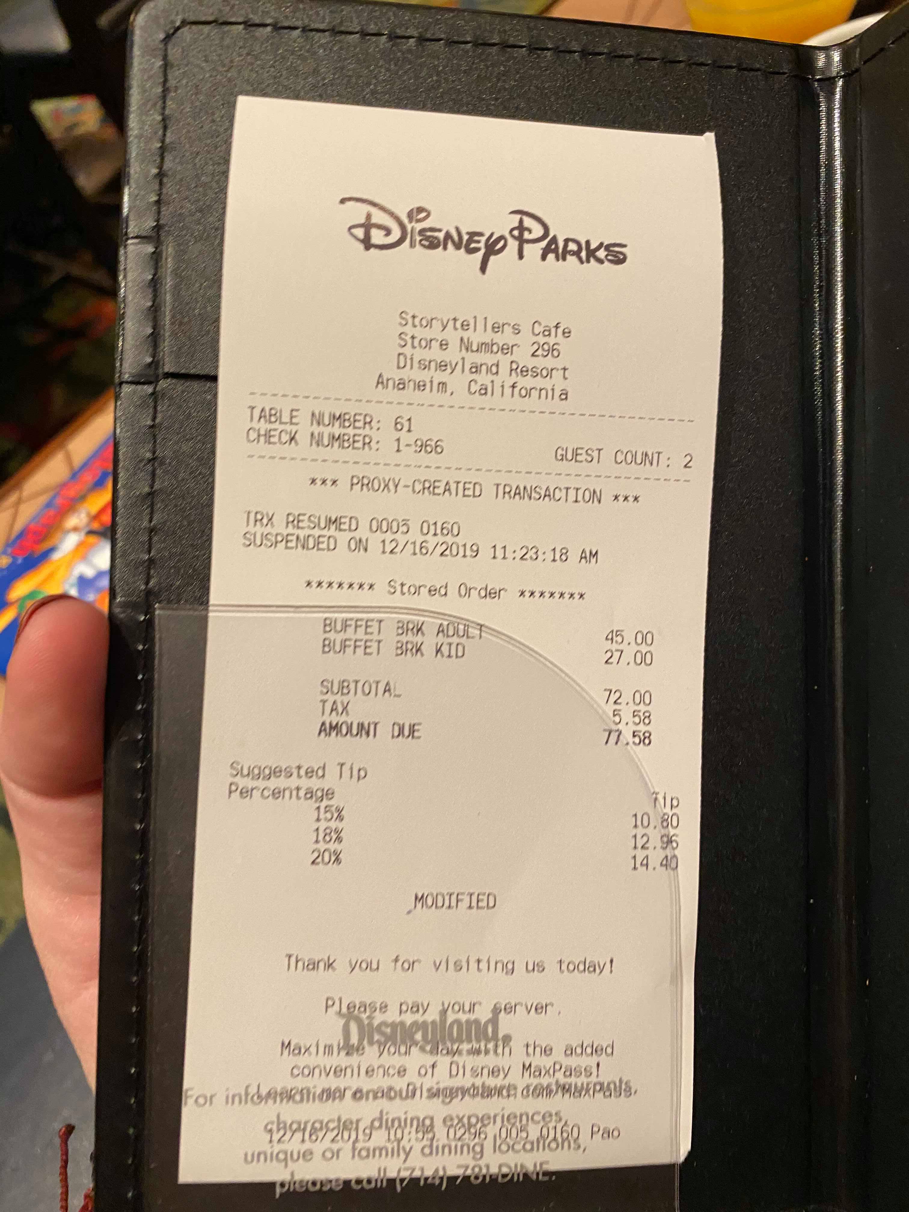 Mickey's Tales of Adventure bill