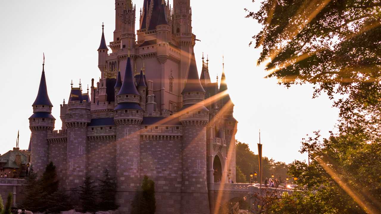 Sunrise over Cinderella's Castle