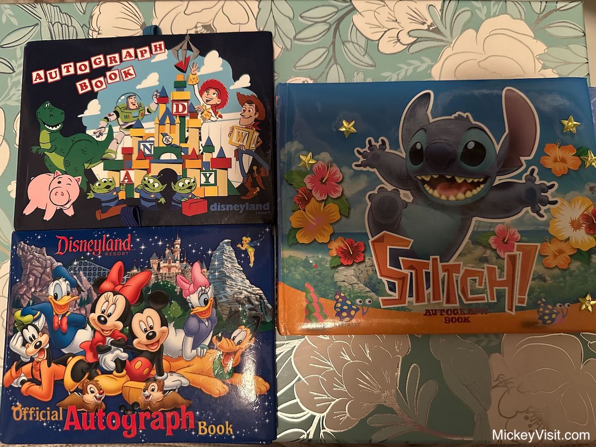 Disney autograph books