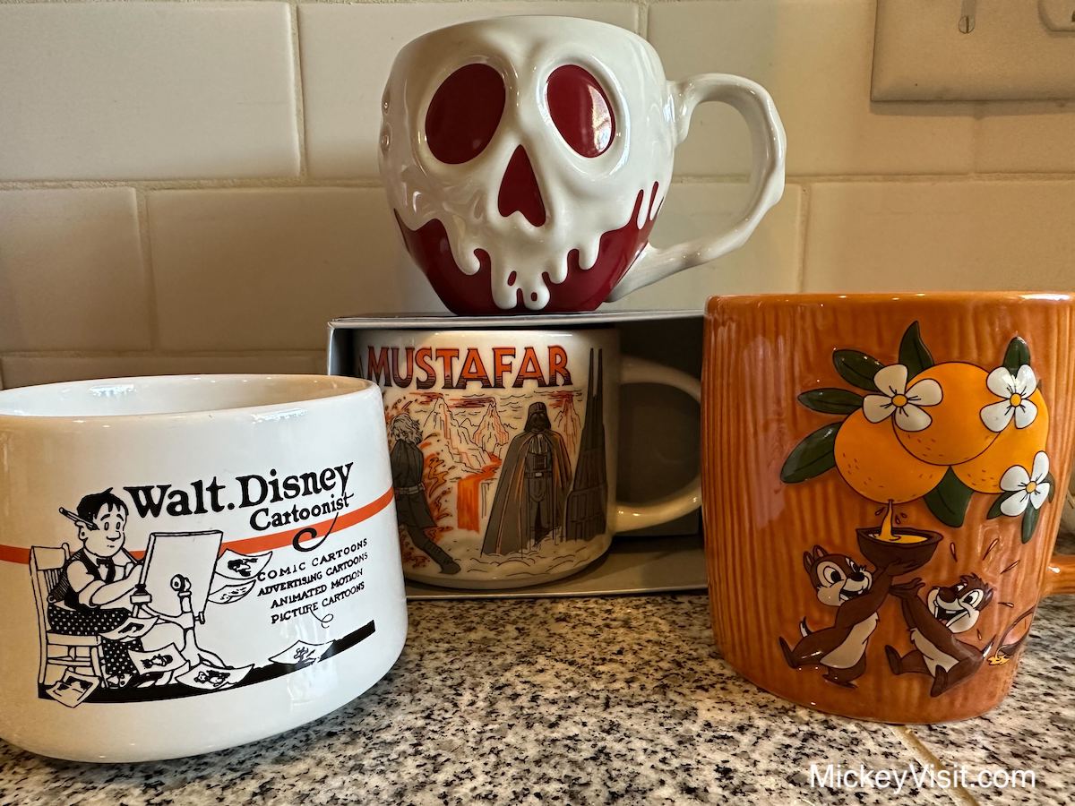 Disney themed mugs