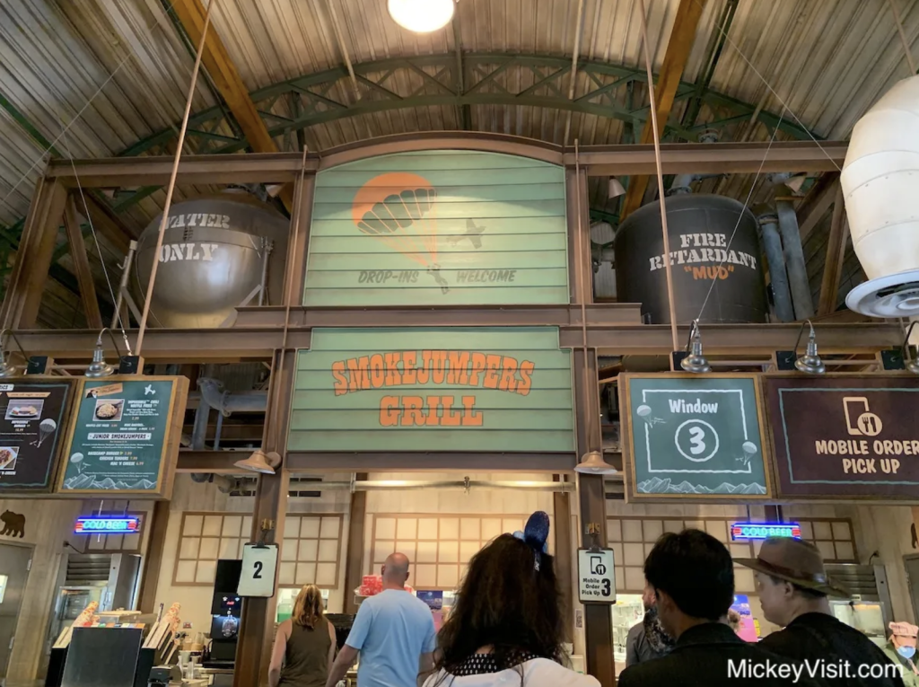 best kids meals at Disneyland Smokejumpers Grill