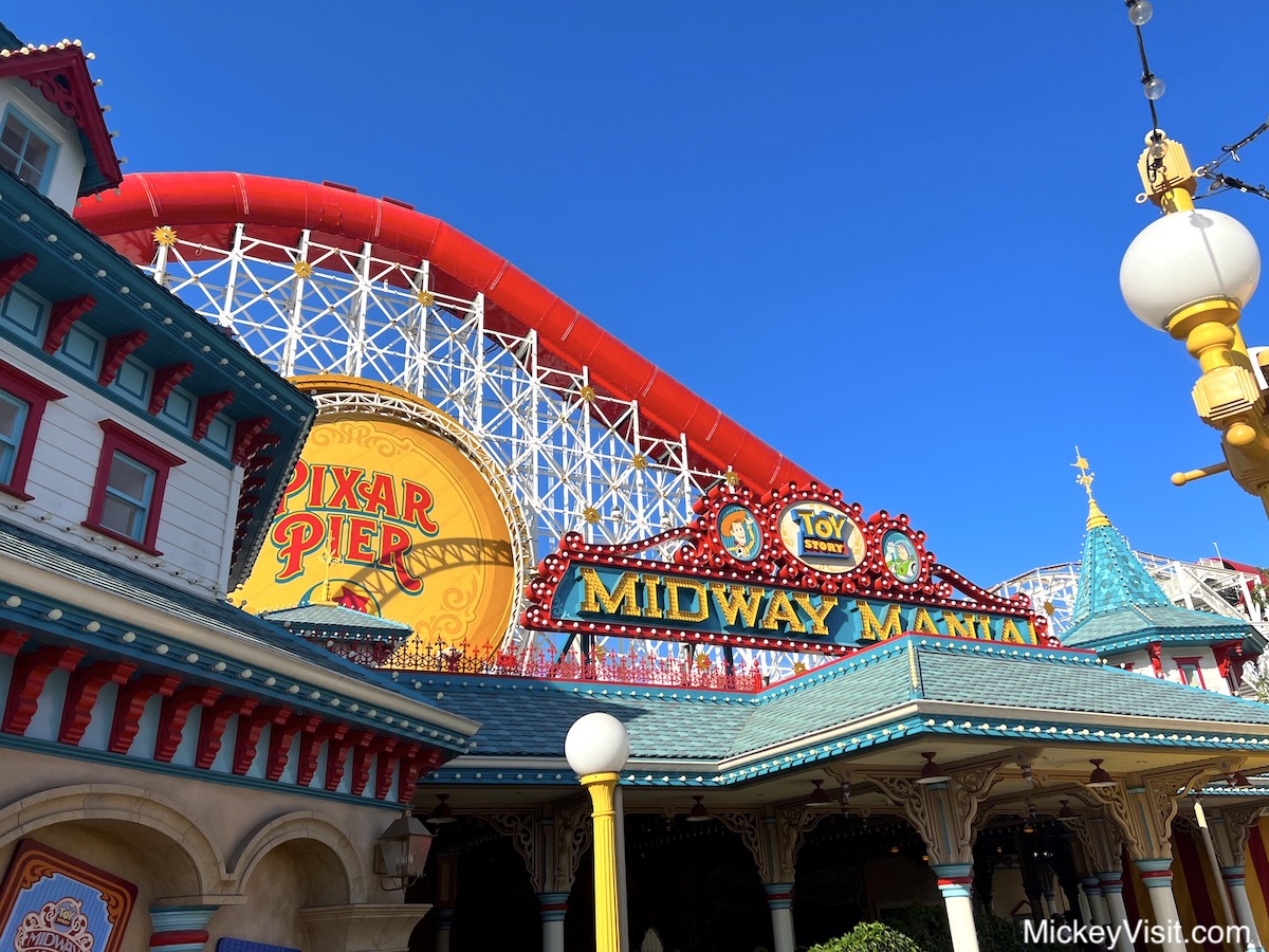 Toy Story Midway Mania ride disney california adventure