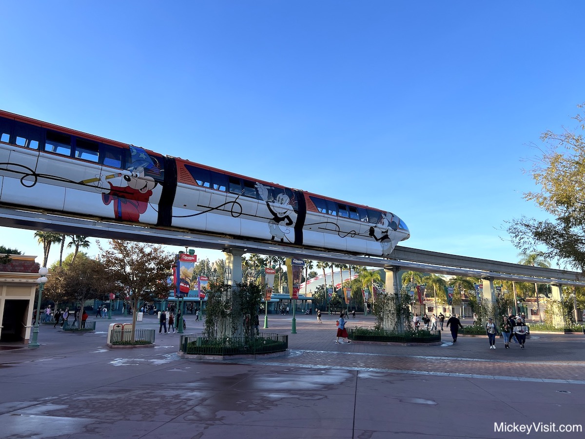 Monorail at Disneyland