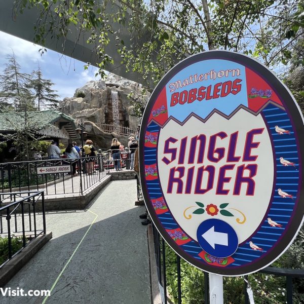 which rides have single rider at disneyland matterhorn