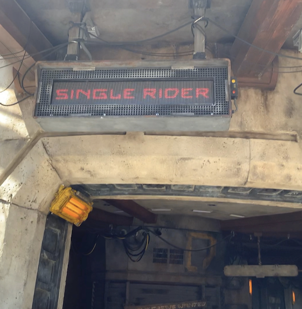 Single Rider Disneyland