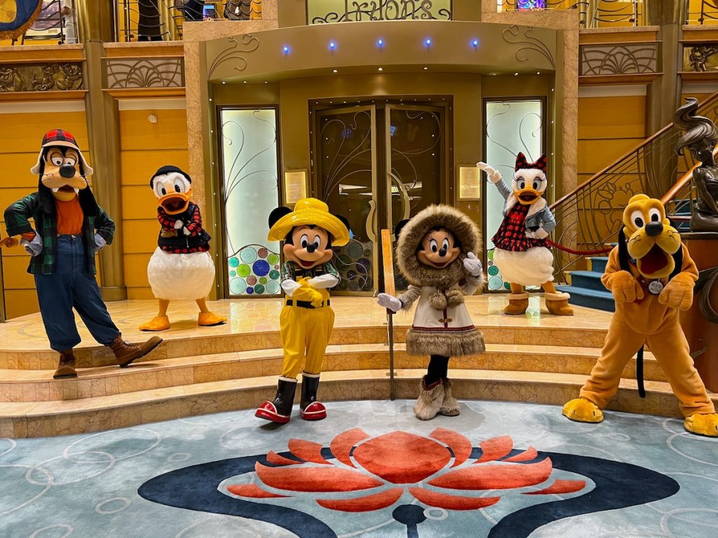 disney fab five characters in alaskan outfits