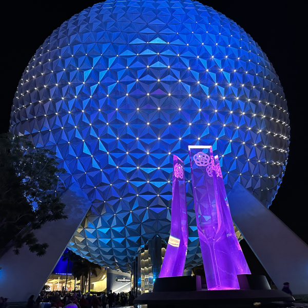 Spaceship Earth at Night
