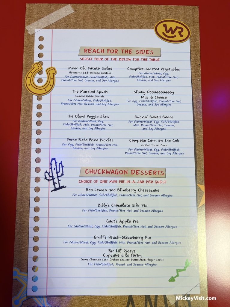 Roundup Rodeo Disney Menu Roundup Rodeo BBQ- Disney World's NEW Toy Story Restaurant