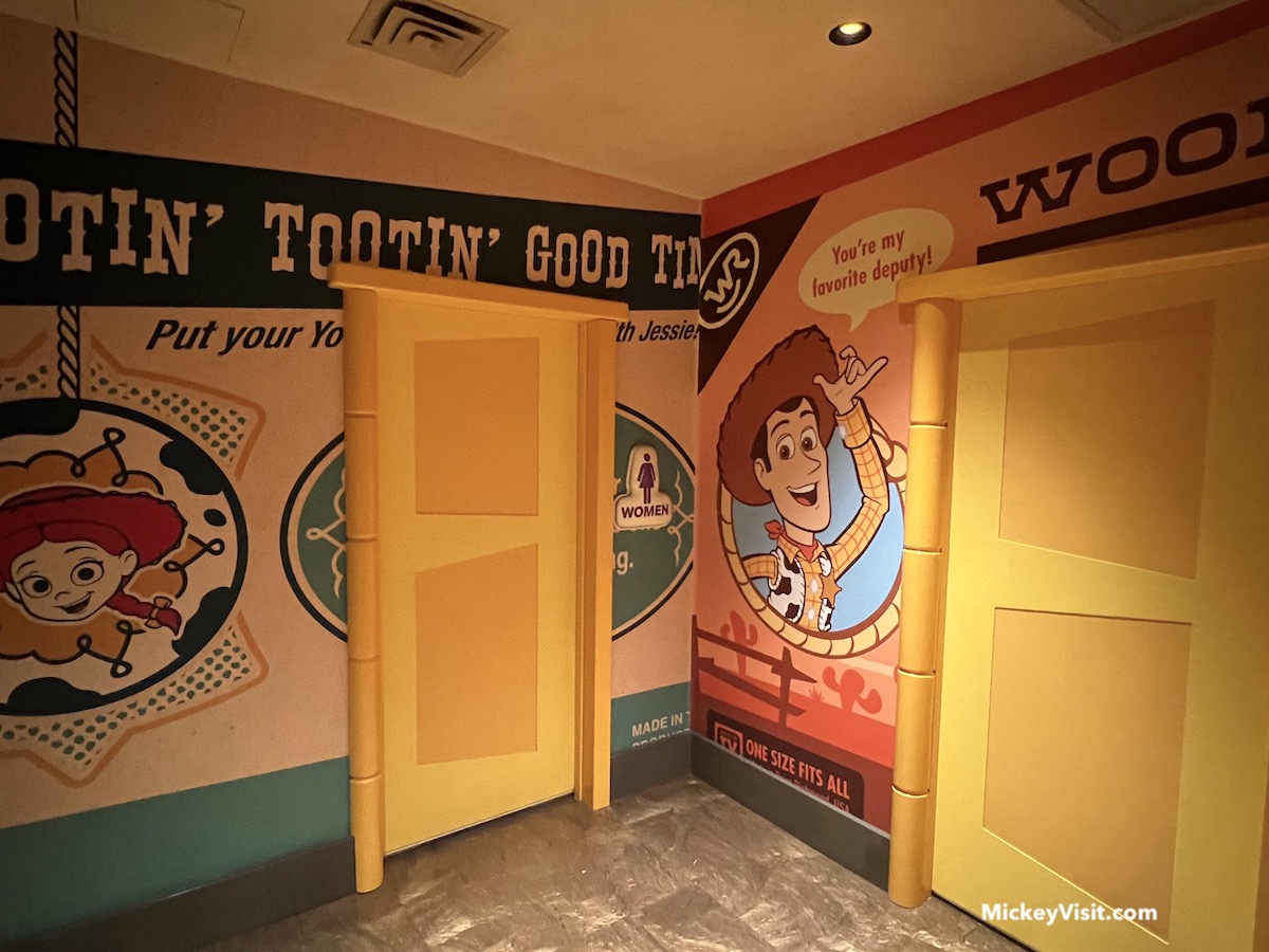 Roundup Rodeo bathrooms