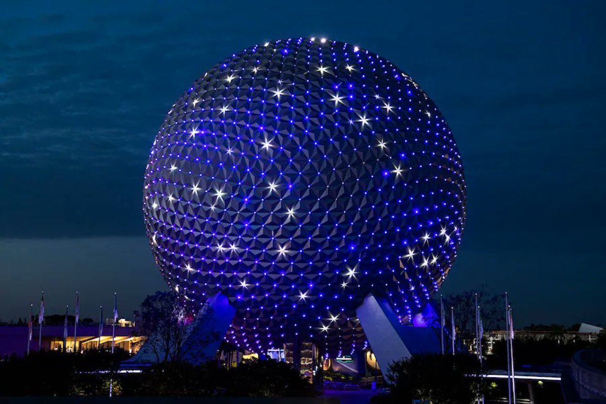 Walt Disney World Disney100 Celebration Spaceship Earth