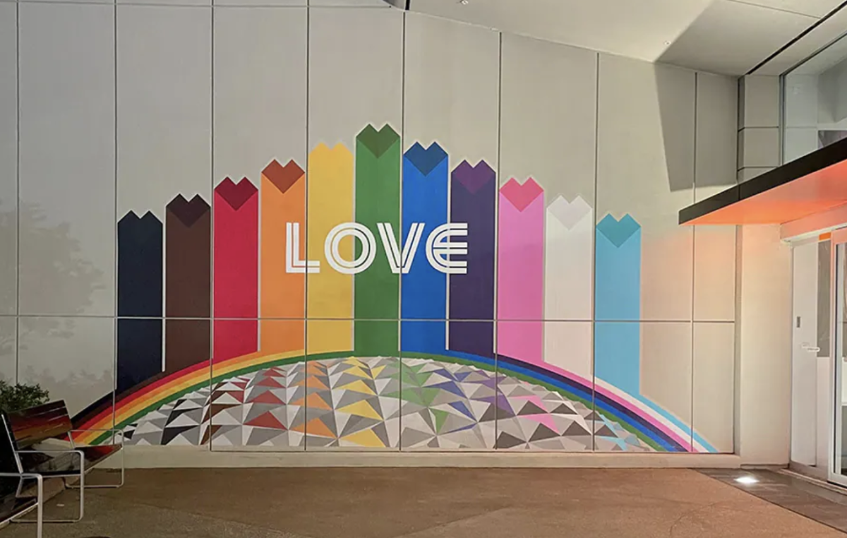 EPCOT Pride Wall