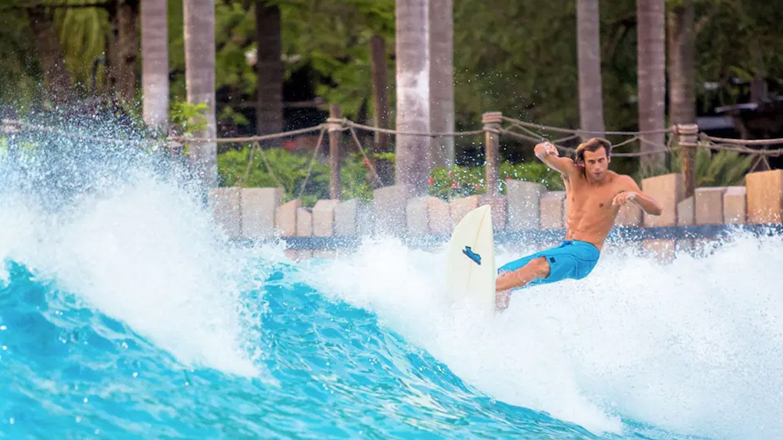 Surfing at Typhoon Lagoon