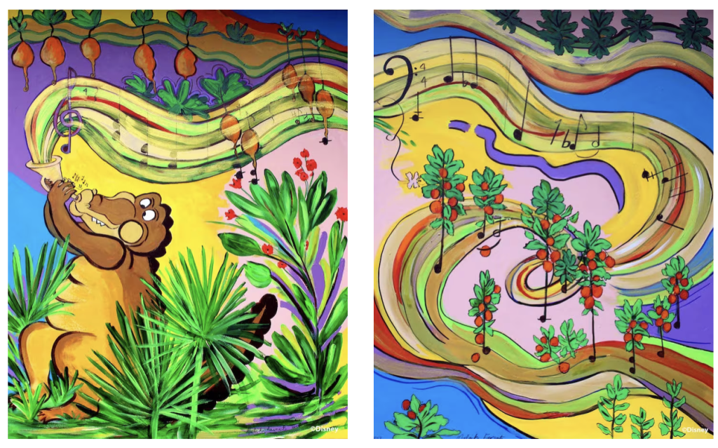 tianas bayou adventure mural