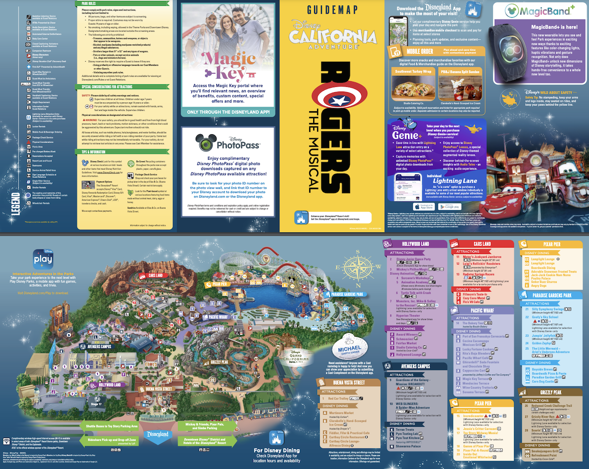 Printable Disneyland Map