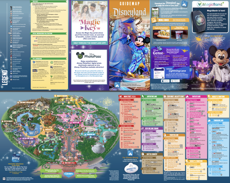 All Disneyland Resort Maps California (Printable PDFs)