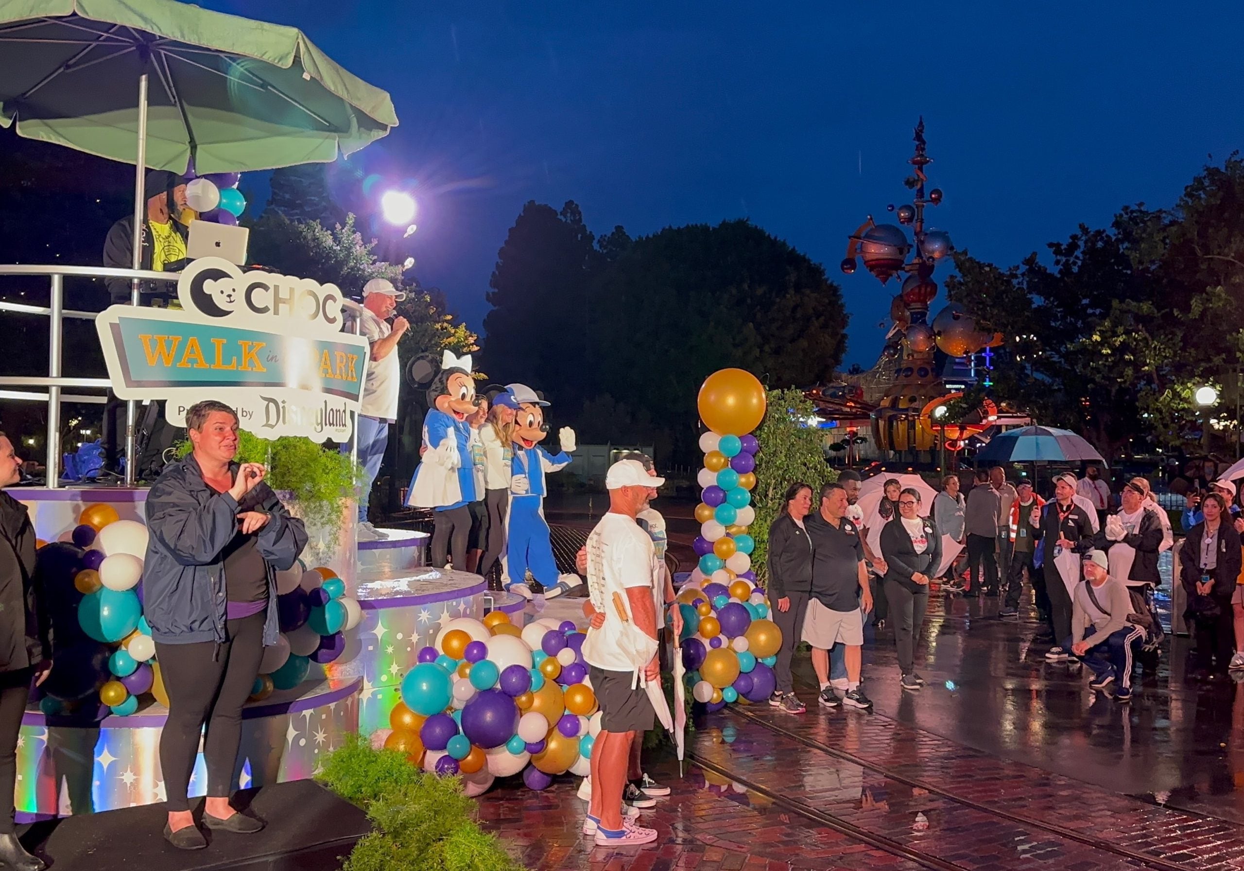 Characters at Disneyland CHOC Walk