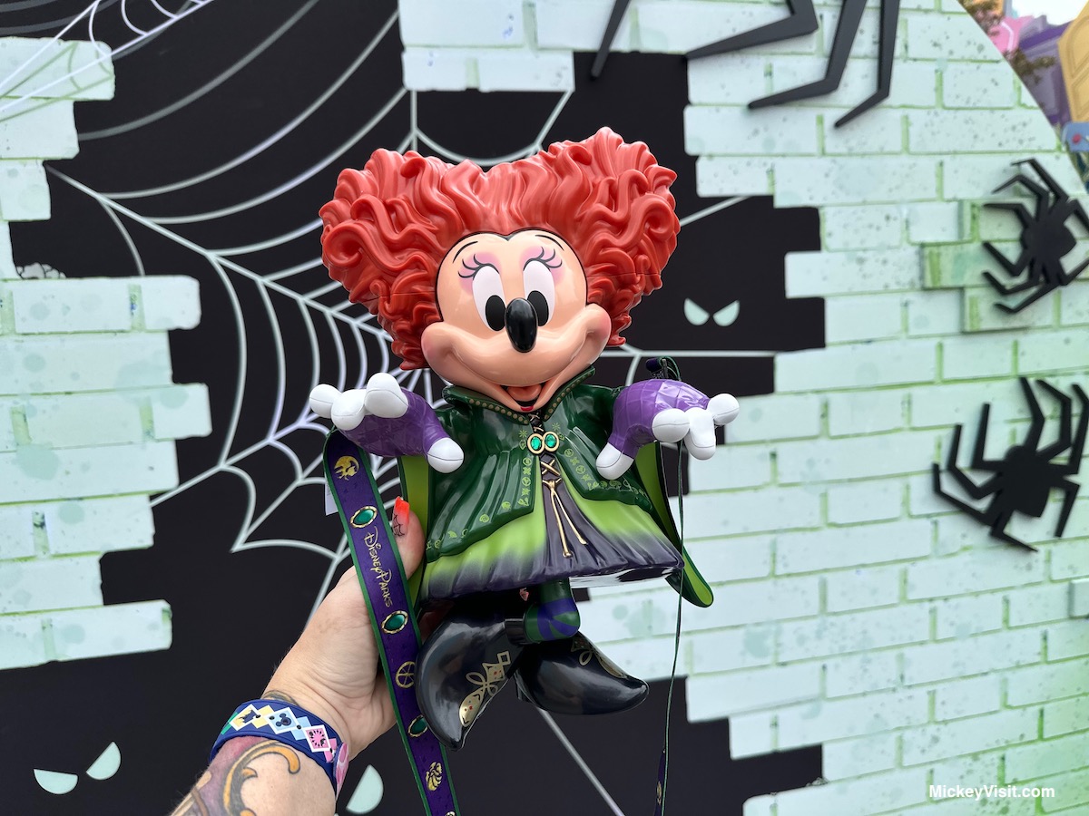 New Hocus Pocus Sipper Featuring Minnie Mouse as Winifred