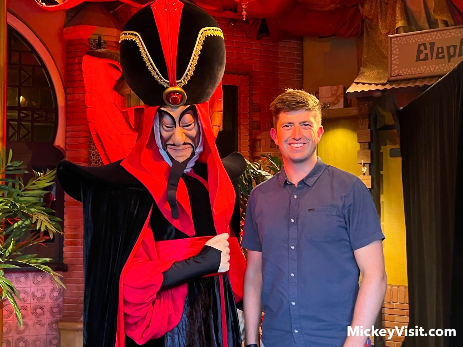 jafar meets guests and me at the not so scary halloween party