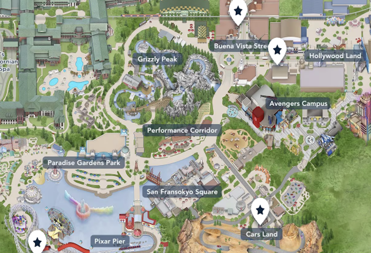 Disneyland map 