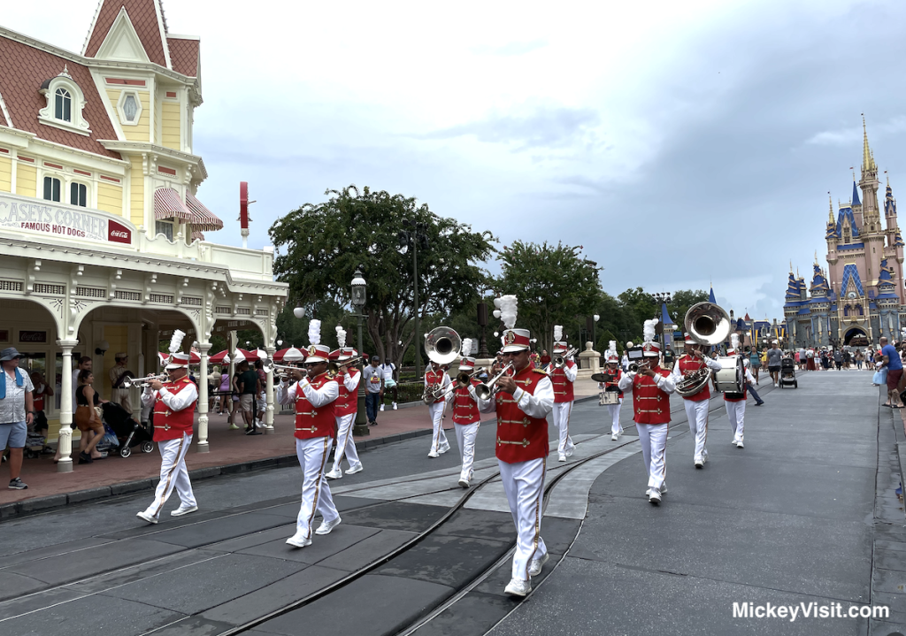 Cinderella Castle marching band