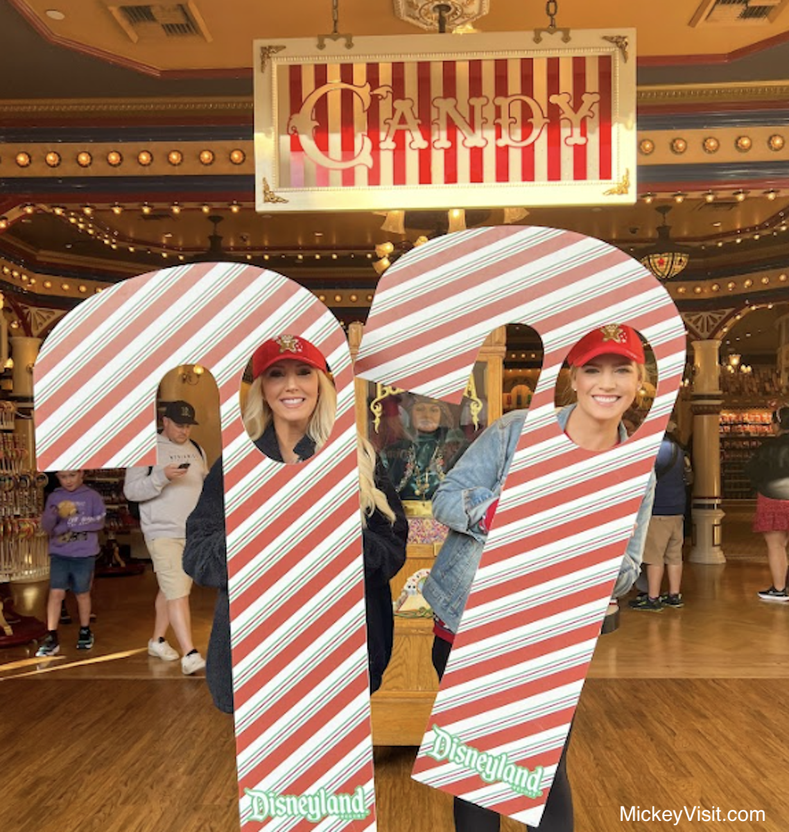 Disneyland candy cane photo
