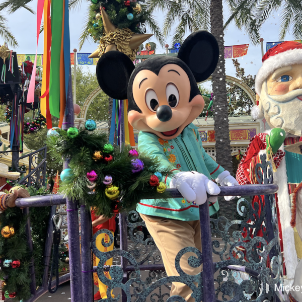 Disneyland new Christmas character outfits Viva Navidad Mickey